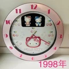 レトロ　ハローキティ からくり時計　掛け時計