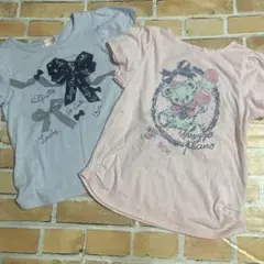 メゾピアノ　シャツ2枚セット size 130