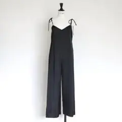 ジプソフィア スカラップサテンサロペット ブラック 38