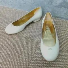 【未使用】FAKUI×伊勢丹×デザイナーコラボ フラットバレーシューズ 23.5