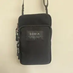 SOBIA 撥水ナイロン　スマホショルダー