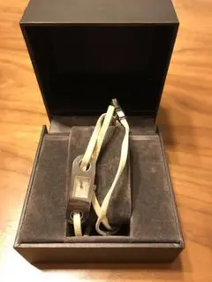 希少 GUCCI レディース時計 レザーブレスレット 6100L グッチ
