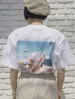 CHILD WOMAN ICE CREAMプリントTシャツ
