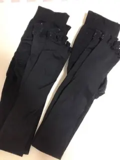 マルコ 着圧タイツ 黒 2点セット