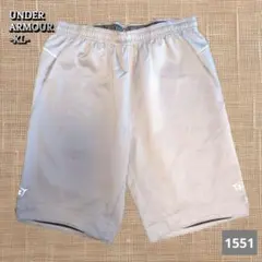 A-1551〈UNDER ARMOUR〉グレー ハーフパンツ　XL