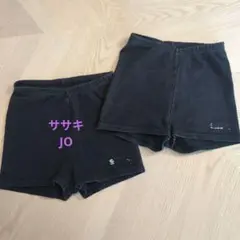 ササキ　新体操　サイズJO　ハーフパンツ　記名無し　2枚