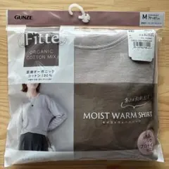 GUNZE Fitte Moist Warm Shirt M グレー