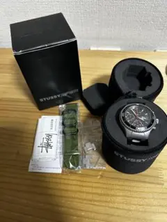 【ジャンク品】STUSSY◼️クロノグラフ◼️腕時計◼️LIMITEDEDT◼️CREW m74651013189_1.jpg?1738196320