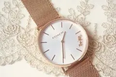 coach 腕時計 コーチ ピンクゴールド