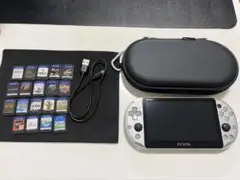 PS Vita 本体 + ゲームカートリッジ19本