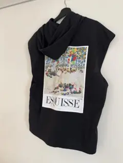 DISCOVERED ESQUISSEプリント パーカー