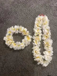 フラ　ホワイト　レイ&ハク