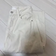 UNIQLO ドレープワイドフレアジーンズ