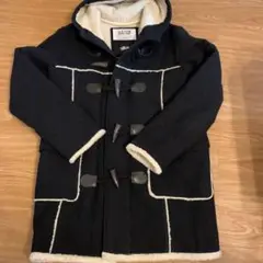 STUSSY ツイード ダッフル フード付きコート サイズM グレー 国際ブランド】 STUSSY ツイード ダッフル フード付きコート