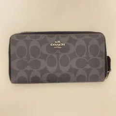 COACH コーチ 長財布 紺色