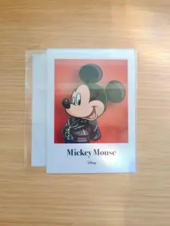 ディズニー　セガラッキーくじ　F賞　ミッキー　ブロマイド　カード