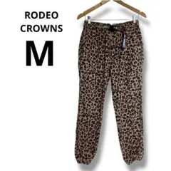 RODEO CROWNS ヒョウ柄　カジュアルパンツ Mサイズ　レディース　豹柄