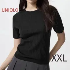 UNIQLO 3Dメリノリブクルーネックセーター5分袖