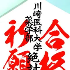 川崎医科大学薬学部　合格祈願たこ　#落ちない凧