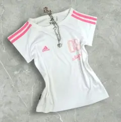 00s archive y2k adidas アディダス 平成ギャル ピチT