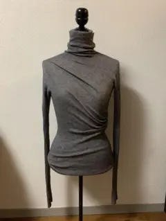 値下げ　 アンシェヌマンミニョン　アシンメトリーニット