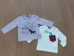 美品　klädkåp 恐竜　長袖Tシャツ　2枚セット　クレードスコープ