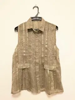 本日値下　新品 ELICESS ジレ 薄手　ML