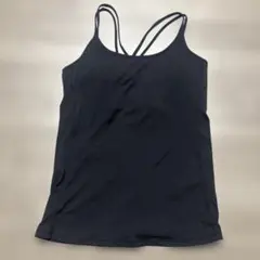 ブラックストラップキャミソール カップ付き