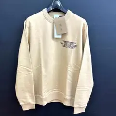 バーバリー Burberry ロゴ スウェット トレーナー S ベージュ 新品