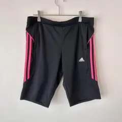 アディダス CLIMALITE ハーフパンツ 腰ひも無しトラックパンツ