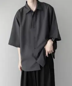 remer ルーズシンセティックリネンオーバーシャツ