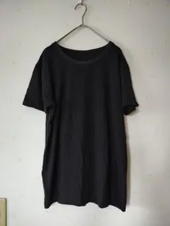 夏ワザ❋黒のクルーネックTシャツ メンズLサイズ