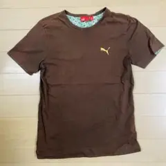 プーマPUMA 半袖Tシャツ　ブラウン　L