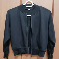 新品　女の子130　黒 MA-1スタイルジャケット 　定価2838円