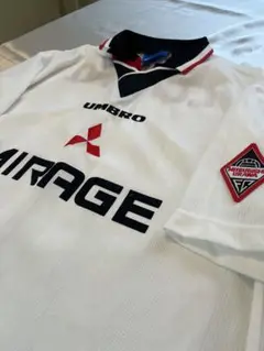 美品◎UMBLO 浦和レッズ アウェイレプリカユニフォーム 97年 ホワイト 90s 当時物umbro正規品 浦和レッズ 1997 アウェイ半袖