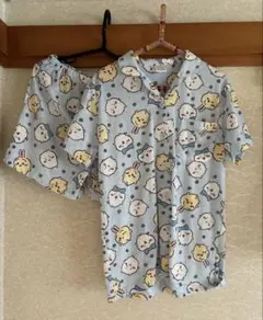 ちいかわ　半袖　パジャマ　水色　Mサイズ