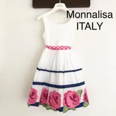 【サンシャイン】モナリザmonnalisa ドレス　ワンピース8y サンシャイン様専用】モナリザmonnalisa ドレス ワンピース8y