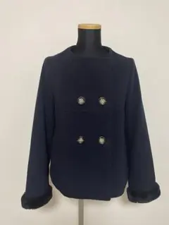 Dessinデッサン ノーカラージャケット コート