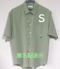 【美品】グラニフ　ローリングパンダズ　ルーズフィットストレッチ半袖シャツ