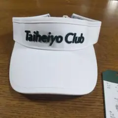 太平洋クラブ　Taiheiyo Club バイザー ホワイト フリーサイズ