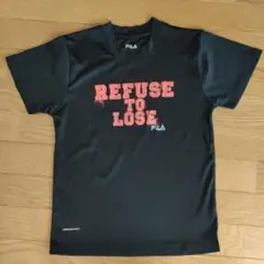 FILA Tシャツ　黒　140cm 　ポリエステル100%