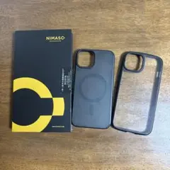 NIMASO MagSafe対応 iPhone13ケース+ガラスフィルム