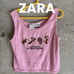 美品ZARA ザラ　キッズ　チップとデール　ショート丈　152