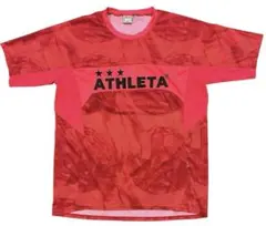 アスレタ ATHLETA 赤 XO 半袖シャツ 美品