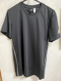 adidas アディダス ブラック 速乾トレーニング　半袖Tシャツ【Lサイズ】