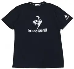 ルコック デカロゴプリント Tシャツ 黒 メンズ Ｌ