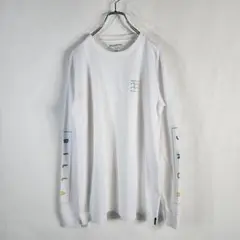 訳あり タグ付き BILLABONG 長袖Tシャツ ロンT 袖デザイン ホワイト