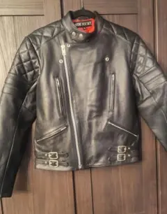 レザーライダース　パデッドセミダブル　Lサイズ　牛革