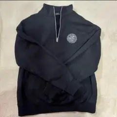 HUF ハーフジップL ブラック