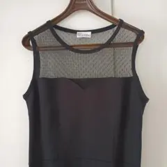 美品☆レッドヴァレンティノ　ブラックワンピース